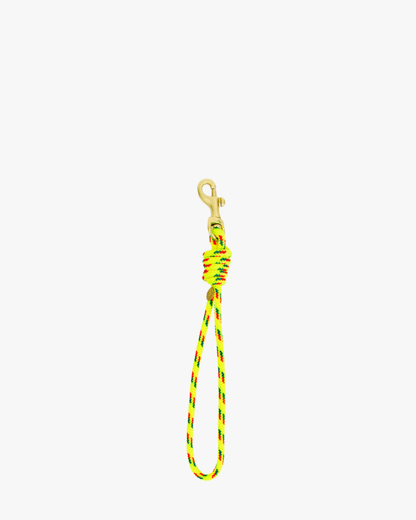 Neon Yellow Sailcord Cord Wristlet
