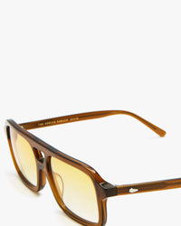 Top View of the Crap Eyewear Space Ranger Sunglasses in Gold Gradient