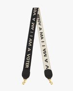 I Am A Voter Crossbody Strap