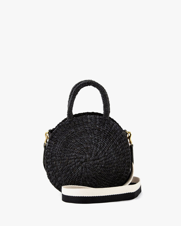Black & White Crossbody Strap on the Black Moyen Alice