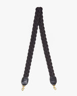 Black Braided Rope Crossbody Strap