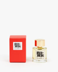 Discothèque Eau de Parfum next to its red box