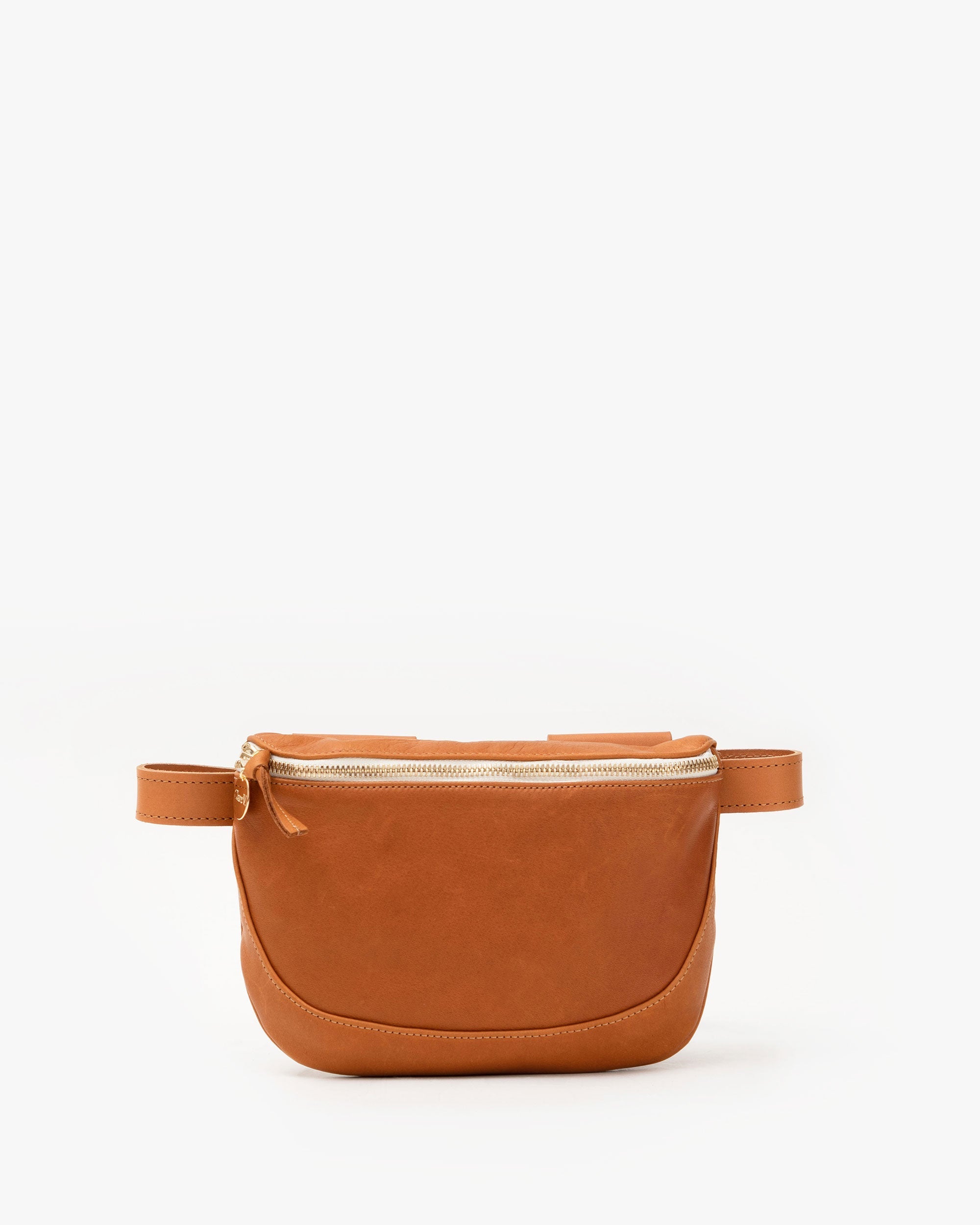 Fanny Pack Tan Neptune Leather – Clare - Main Image