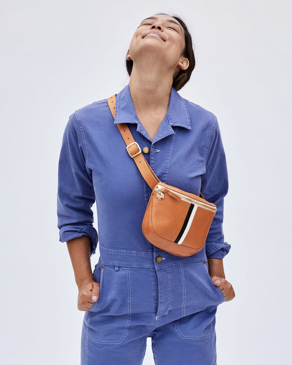 Clare V. Fanny Pack in Tan Neptune - Bliss Boutiques