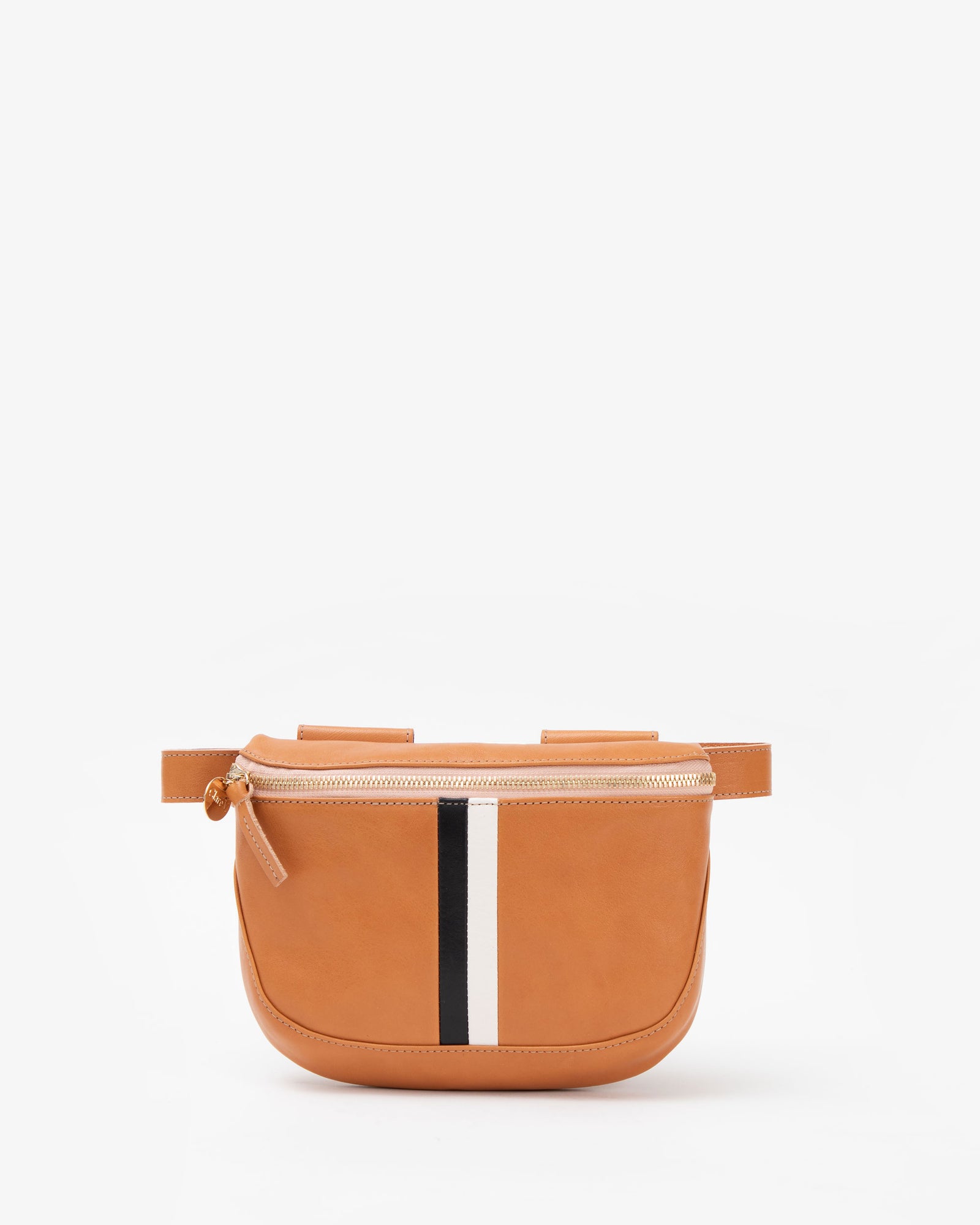 Letter Graphic Bucket Bag, Striped Belt Decor Crossbody Bag