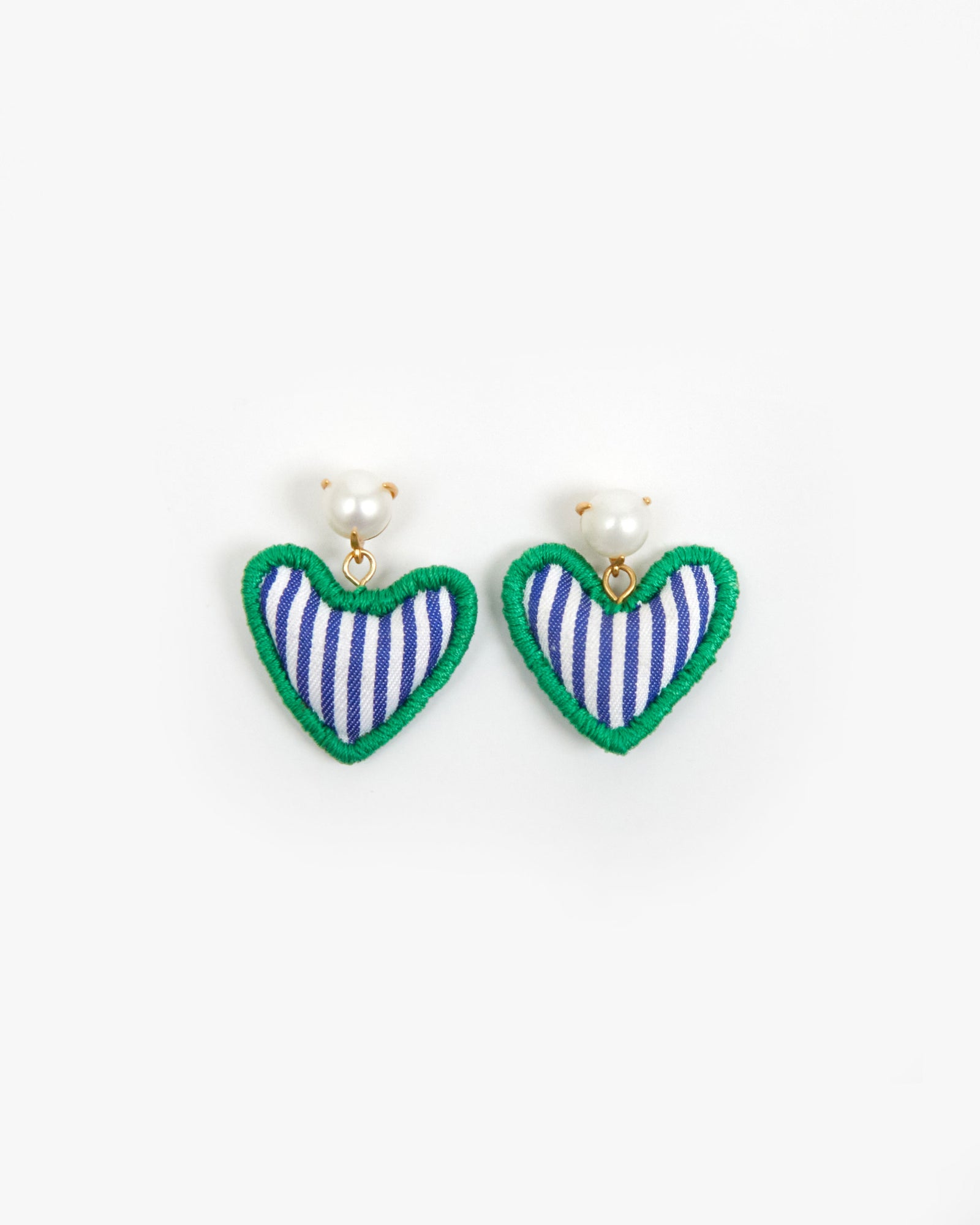 Heart Pillow Statement Earrings