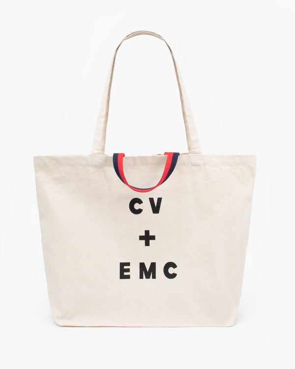 Natural Maman Je T'aime Jumbo Tote  - Back 