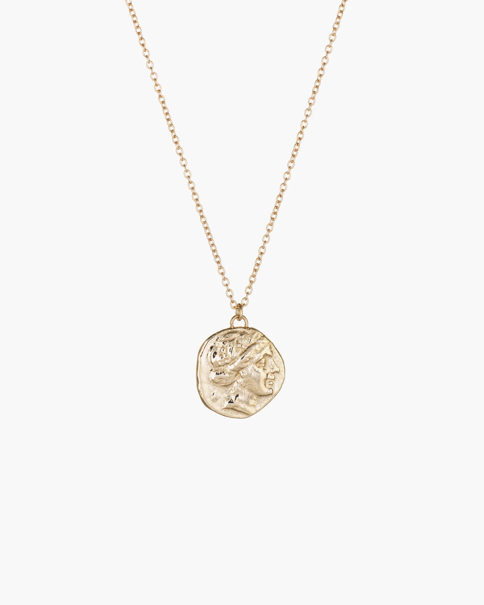 Kathryn Bentley Athena Greek Coin Necklace