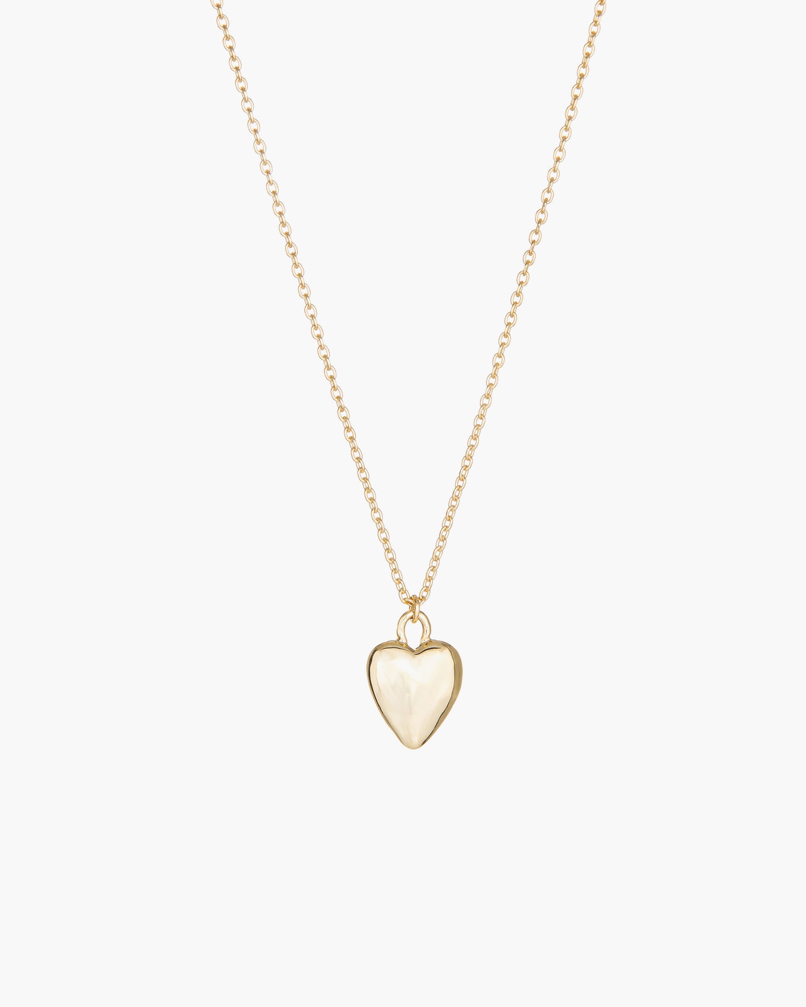 Tewiky Cute Heart Necklace Gold Heart Pendant Choker Necklaces Small Gold  Love Open Heart Chain Necklace