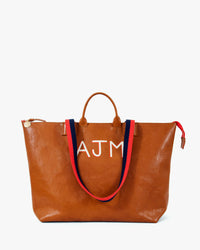 Miel Rustic Le Zip Sac with Hand-Painted Monogram