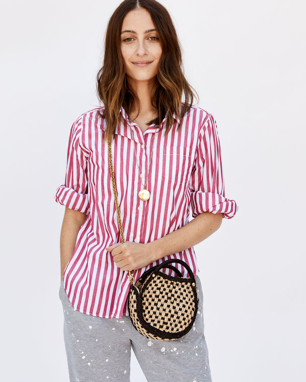 Black & Natural Woven Lil Bebe on Frannie