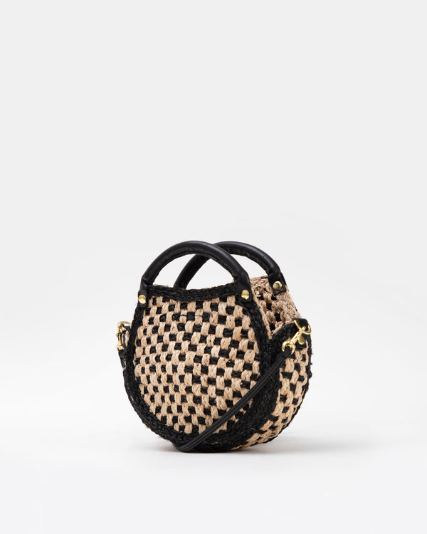 Black & Natural Woven Lil Bebe - Back