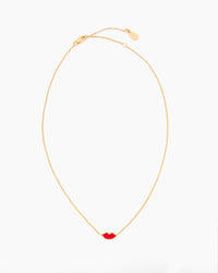 Full View of the Lips Necklace