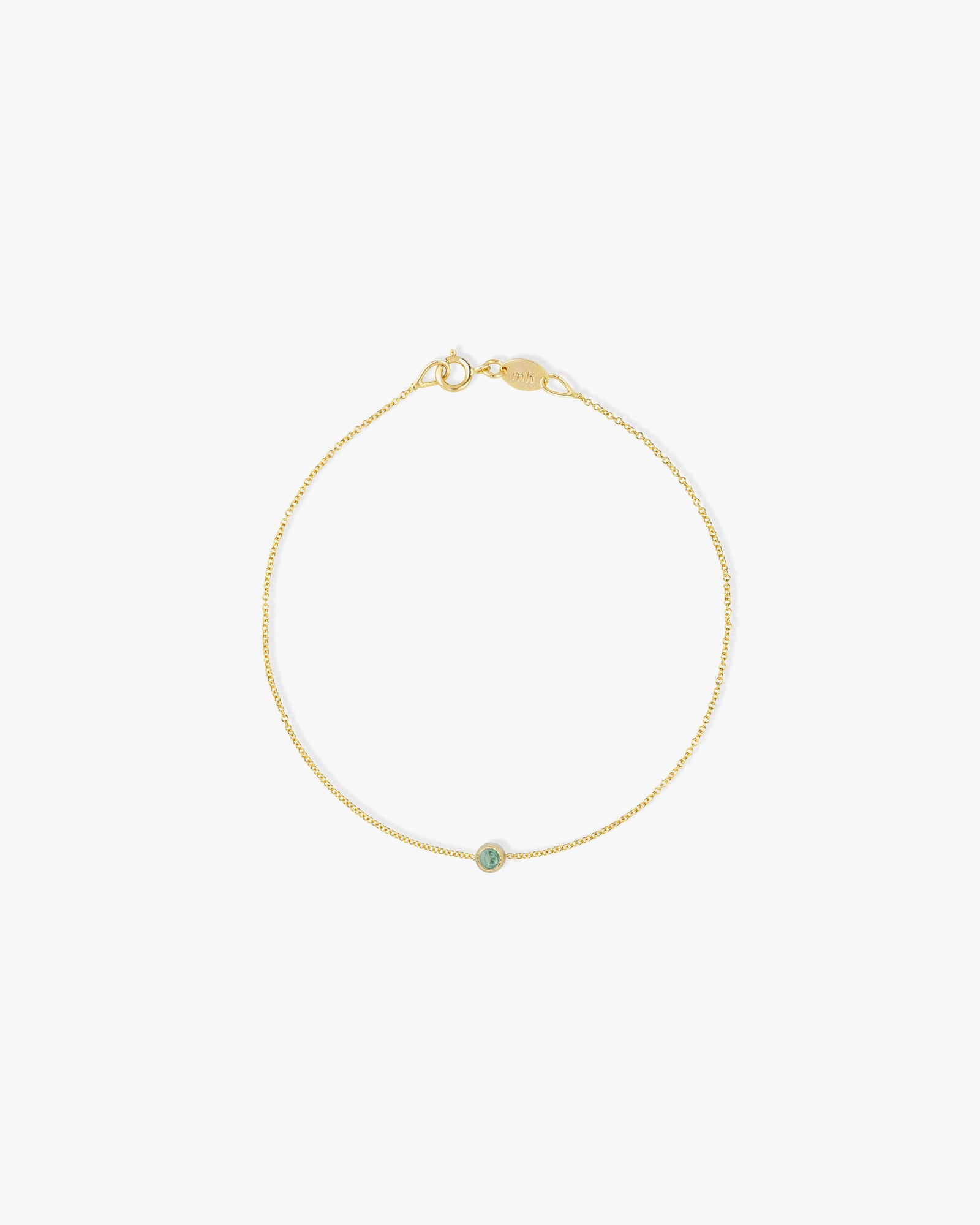 Maya Brenner Emerald Birthstone Bracelet