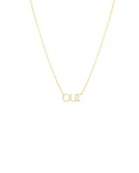 CV x Maya Brenner Oui necklace