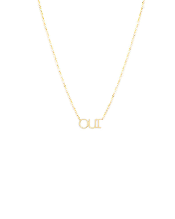 CV x Maya Brenner Oui necklace