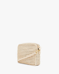 Cream Rattan Midi Sac - Back