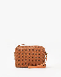 Tan Rattan Midi Sac