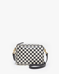 Clare V, Bags, Clare V Midi Sac In Black Parrot Woven Checker