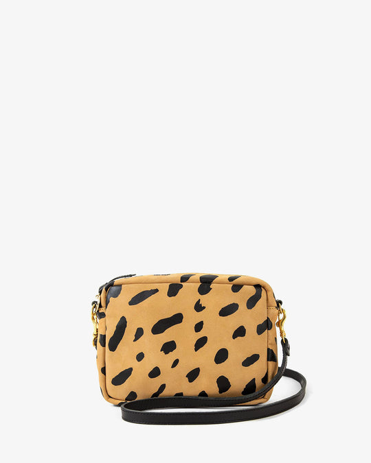 Clare V. Single Sac Bretelle with Tabs Hair - Leopard