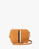 Midi Sac in Natural w/ Black and Cream Stripes - Front