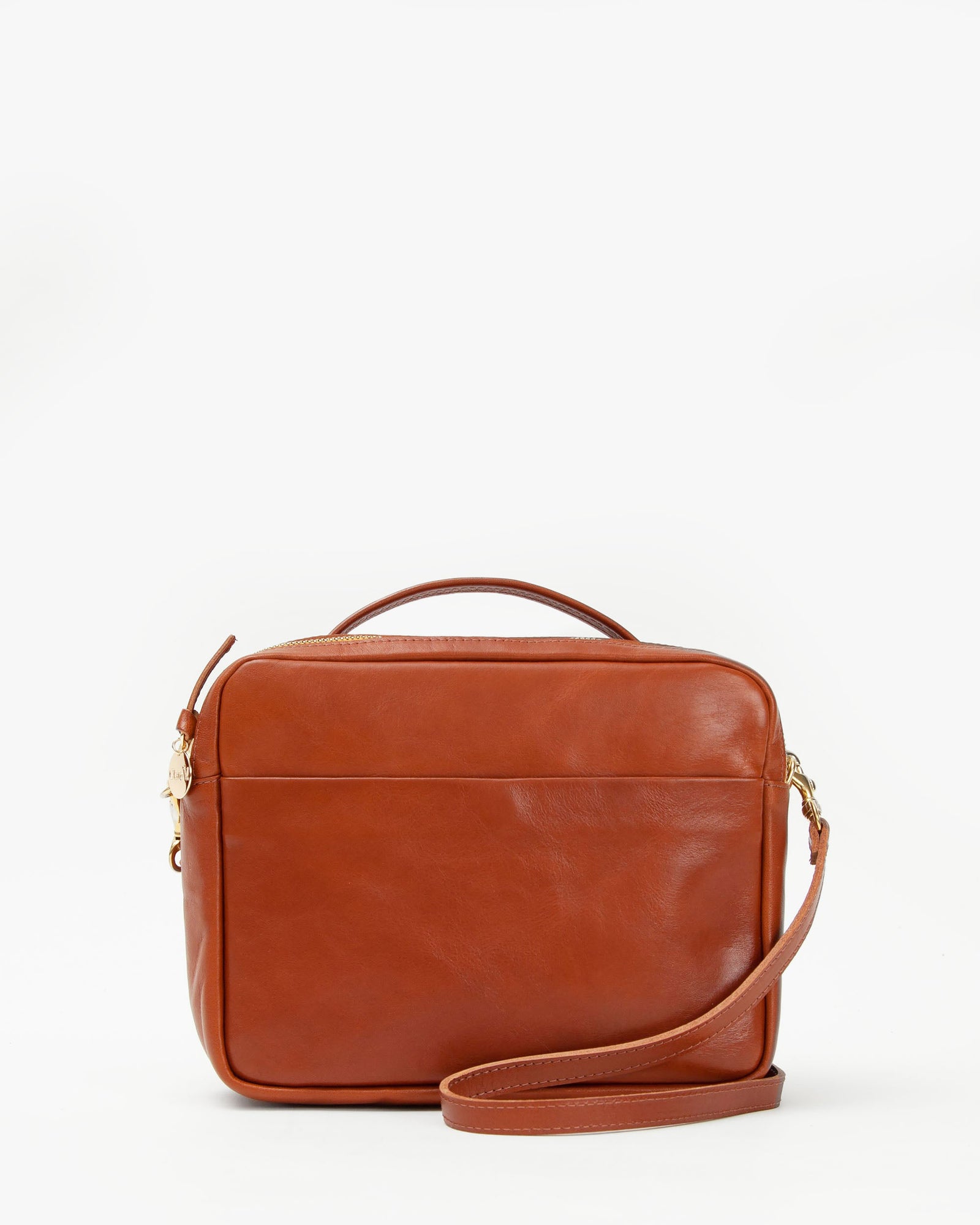 Clare V. Petit Moyen Messenger in Rustic Miel - Bliss Boutiques