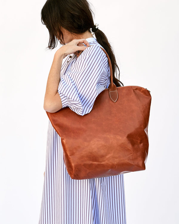 Danica with the Camel Overnighter on her Shoulder