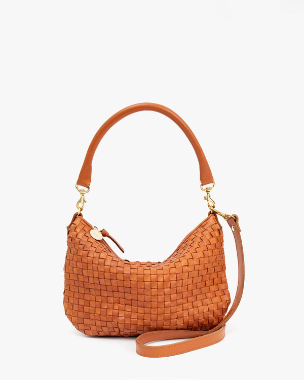 Clare V. Sandy Woven Market Tote in Natural