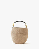 Cream Woven Pot de Miel - front