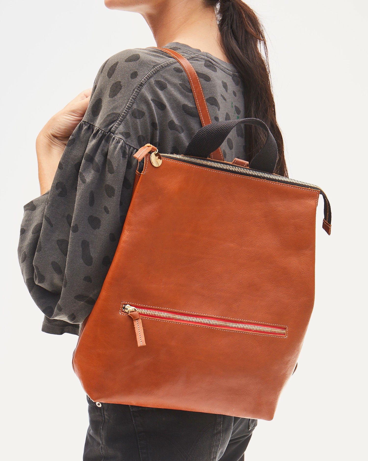 clare v marcelle leather backpack Remi Backpack – Clare V