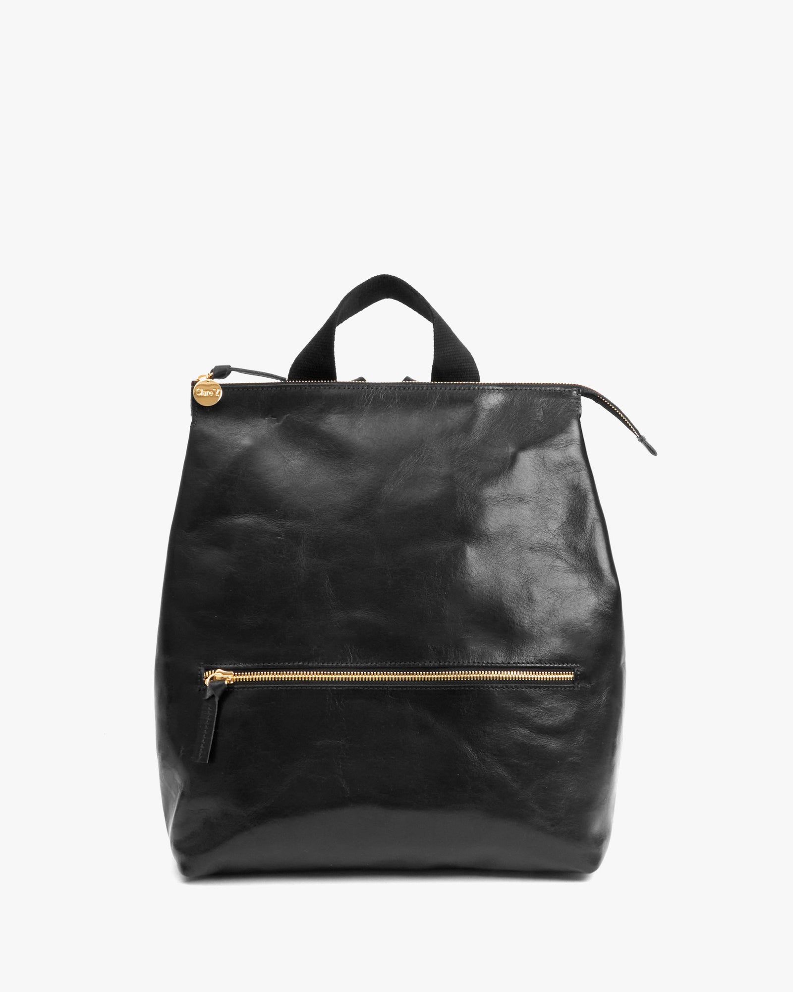 Clare V - Remi Backpack in Black Rustic