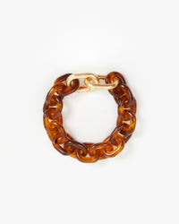 Tortoise Resin Link Bracelet 