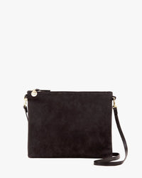 Black Nubuck Single Sac Bretelle - Front