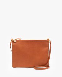 Clare V. Single Sac Bretelle Perforated Suede Crossbody Shoulder