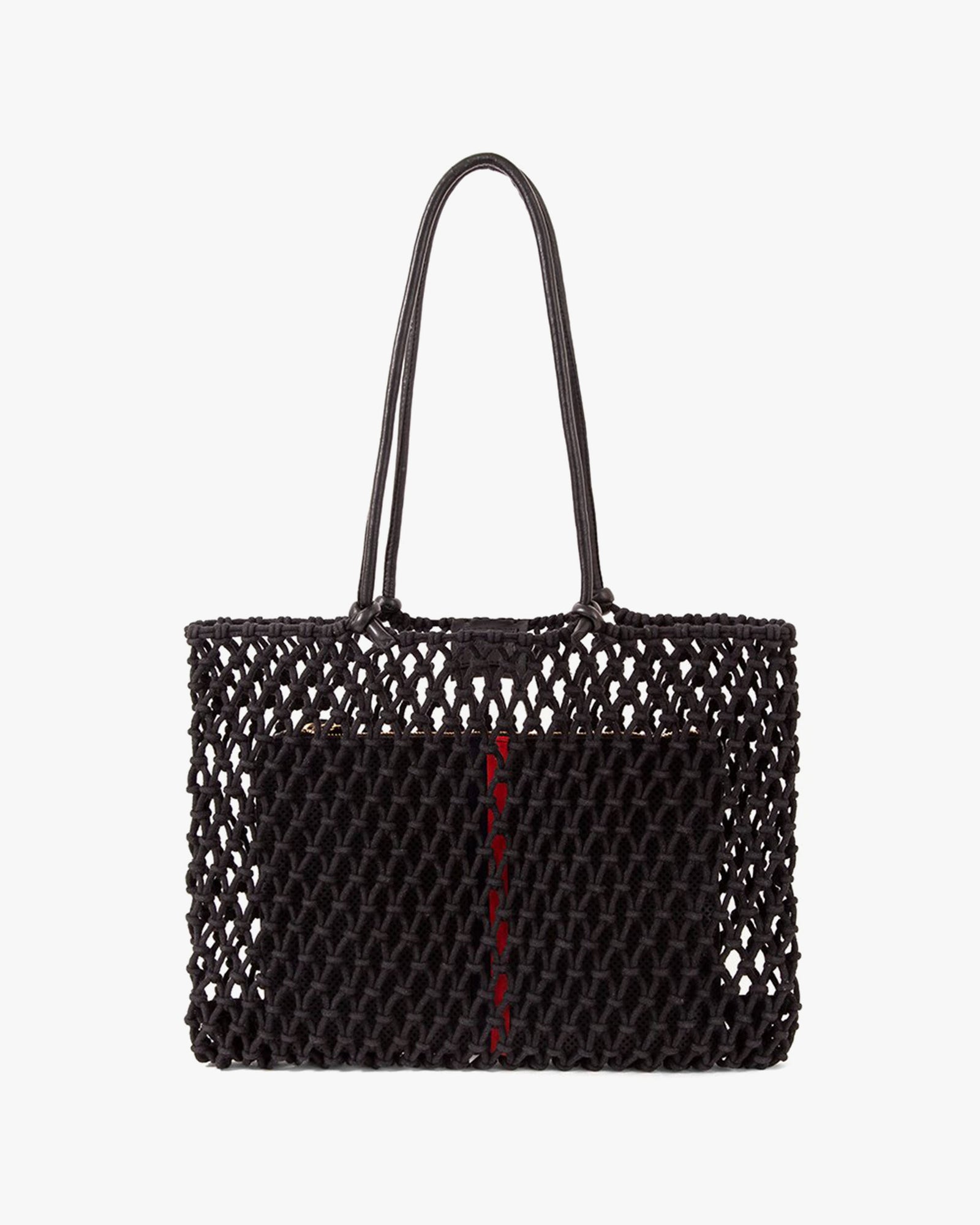 Clare V. Sandy Woven Tote in Black – Serafina