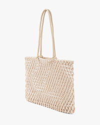 Clare V Sandy Woven Tote also in ivory - SoleAmour