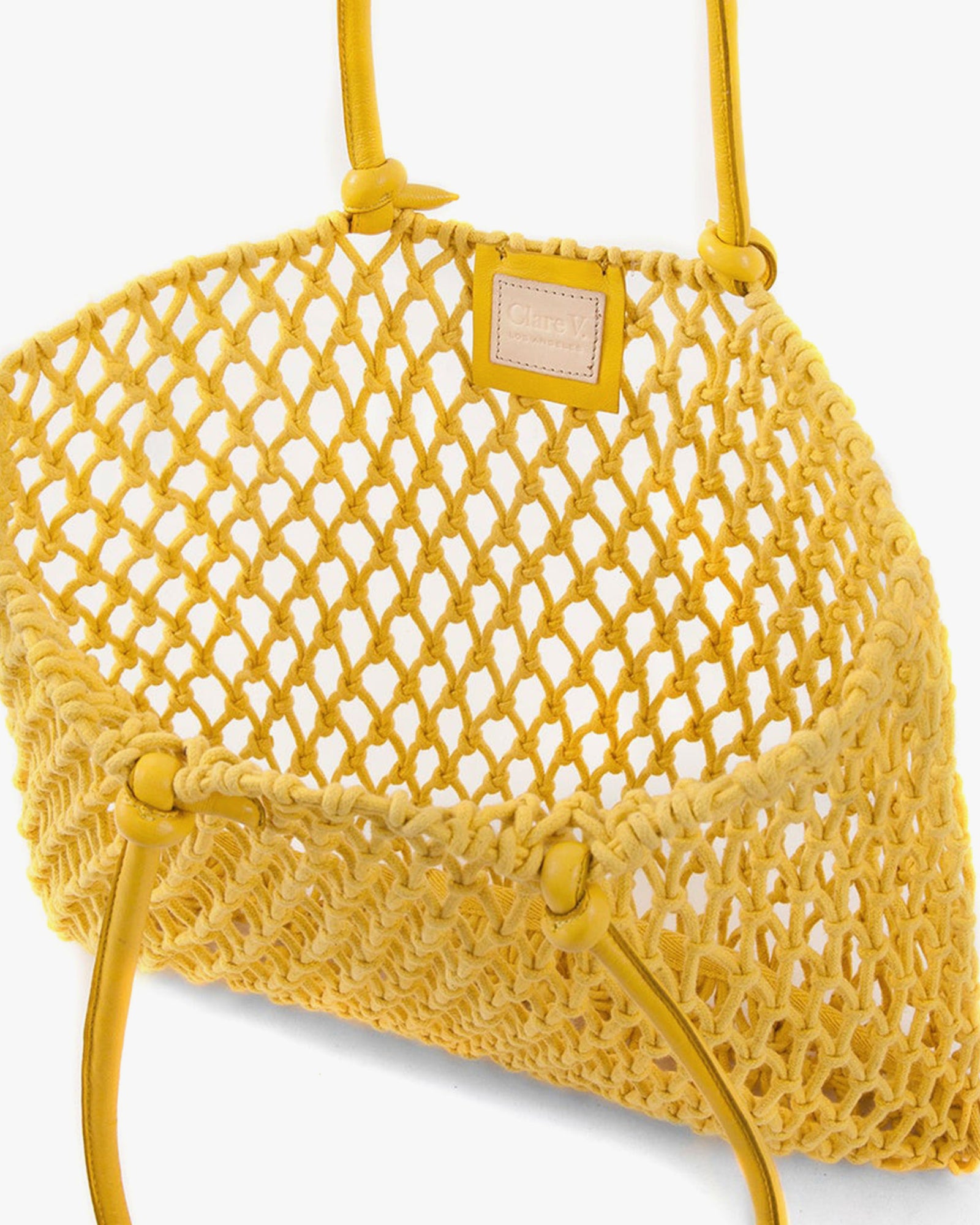 Clare V Sandy Woven Tote also in ivory - SoleAmour