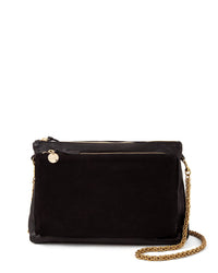 Thick Chain Shoulder Strap on Black Gosee Clutch