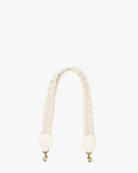 Cream Braided Rope Shoulder Strap