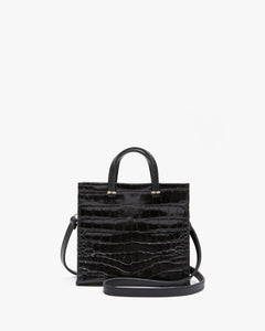 Clare V. | Marisol w/Front Pocket in Fog Croco by Clare V | Bags Exclusive at The Shoe Hive