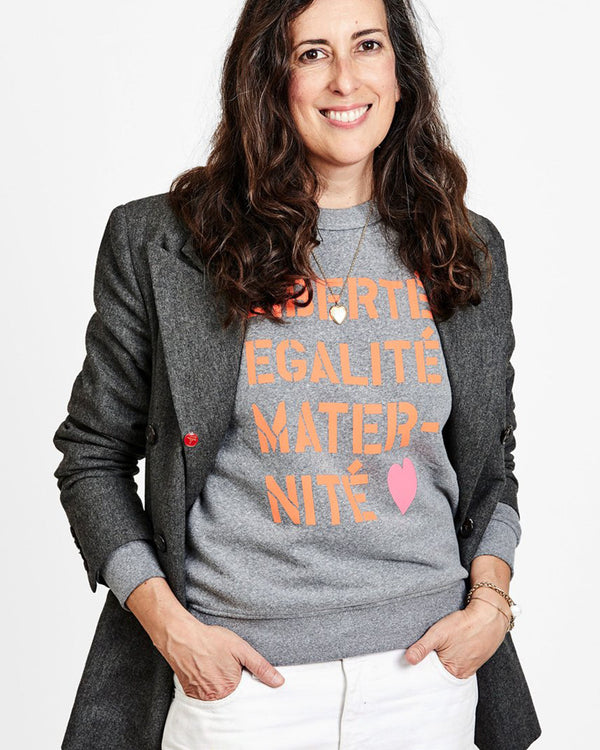 CV x Every Mother Counts Sweatshirt on Clare