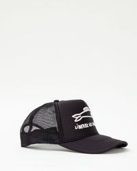 Black Liberez Les Sardines Trucker Hat - Side
