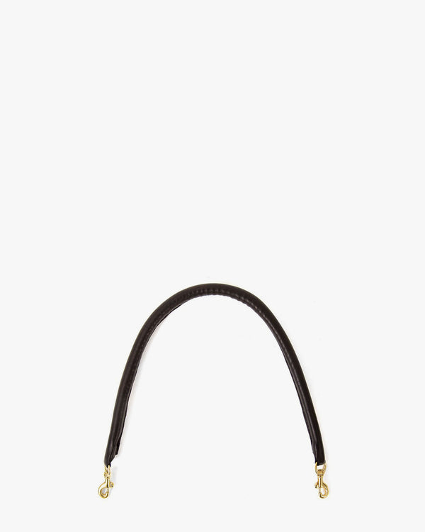 Black Tubular Shoulder Strap - Front