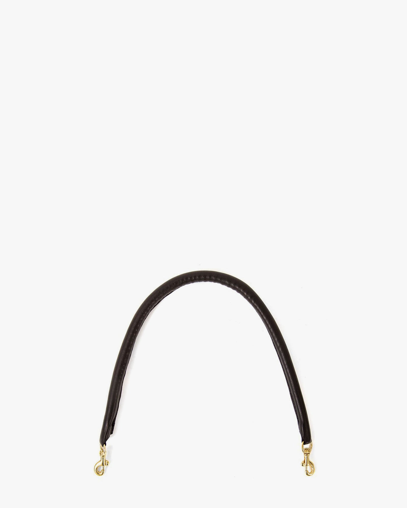 Black Tubular Shoulder Strap - Front