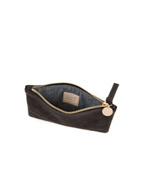 Wallet Clutch Black Nubuck – Clare V.