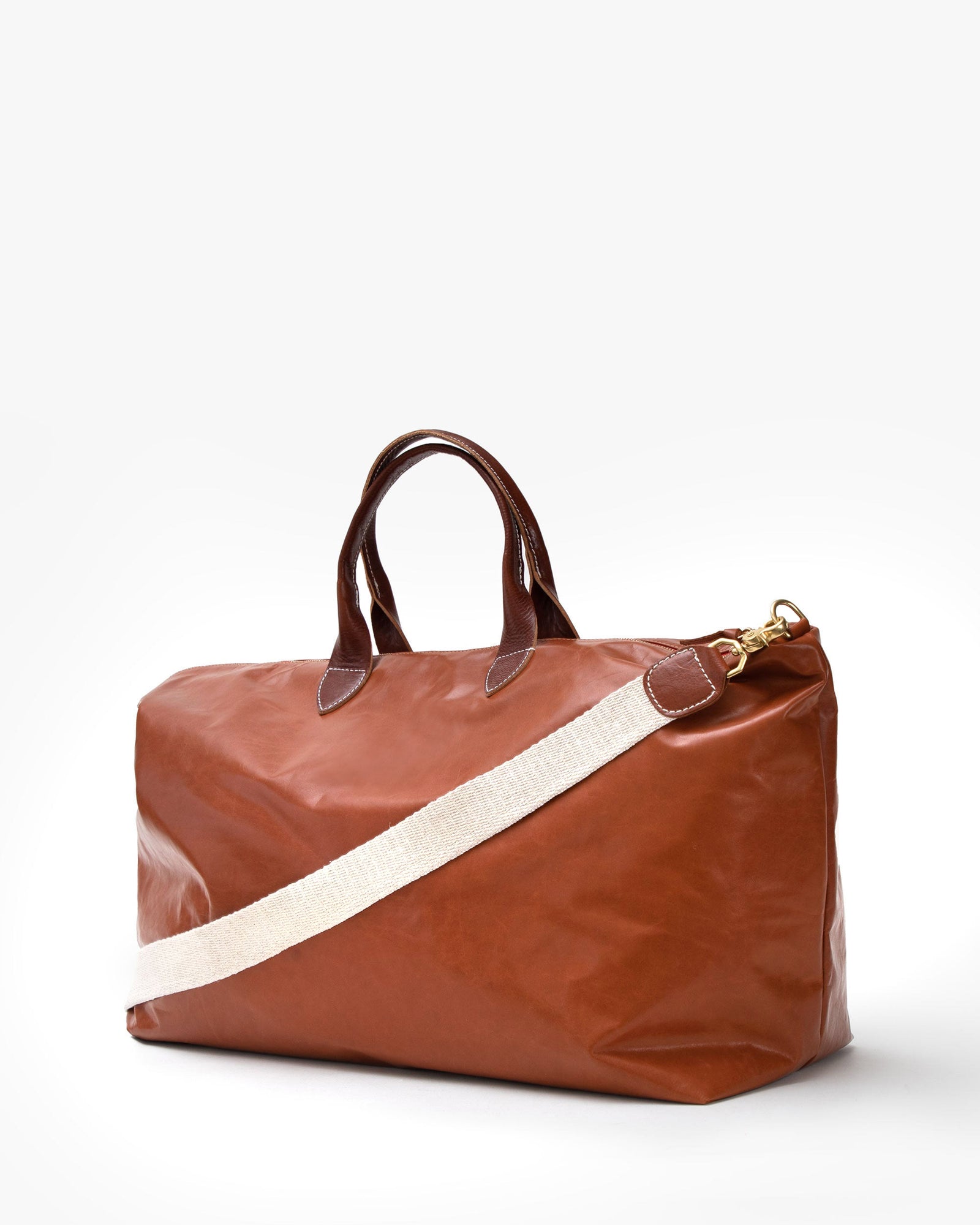 Clare V. - Simple Tote in Natural Rustic w/ Pale Pink, Parrot