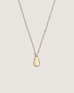14k Gold Teardrop Necklace